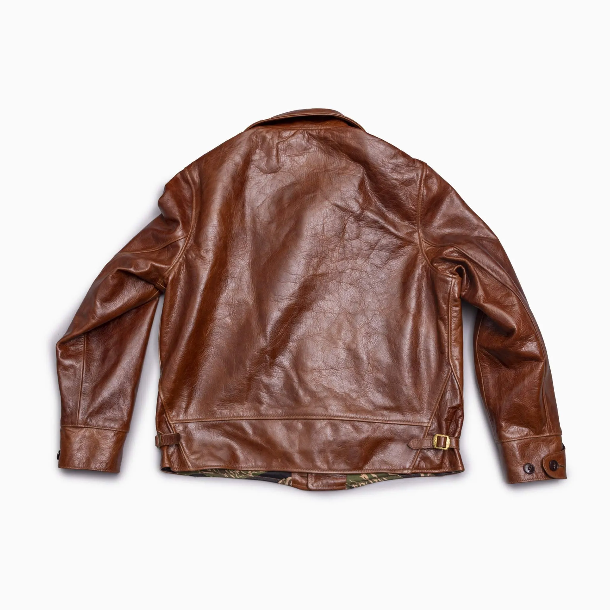 The Heron A-1 - Medium Brown Shinki Horsehide Oil Finish