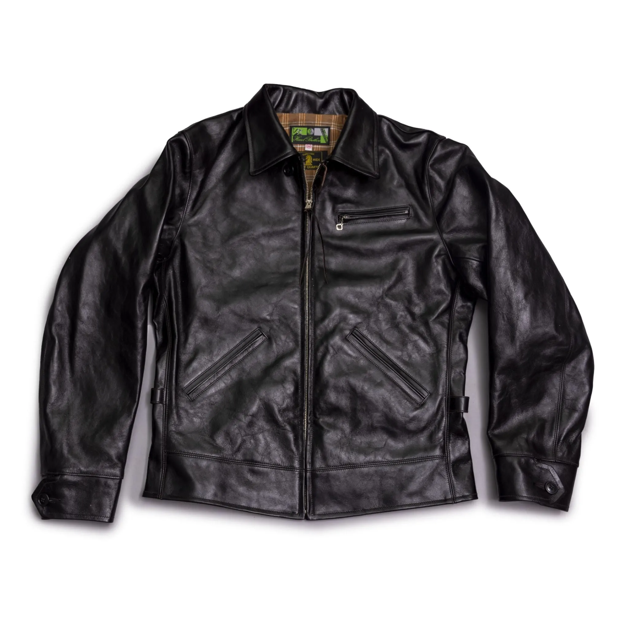 The Imperial - Black Shinki Horsehide Pigment Finish
