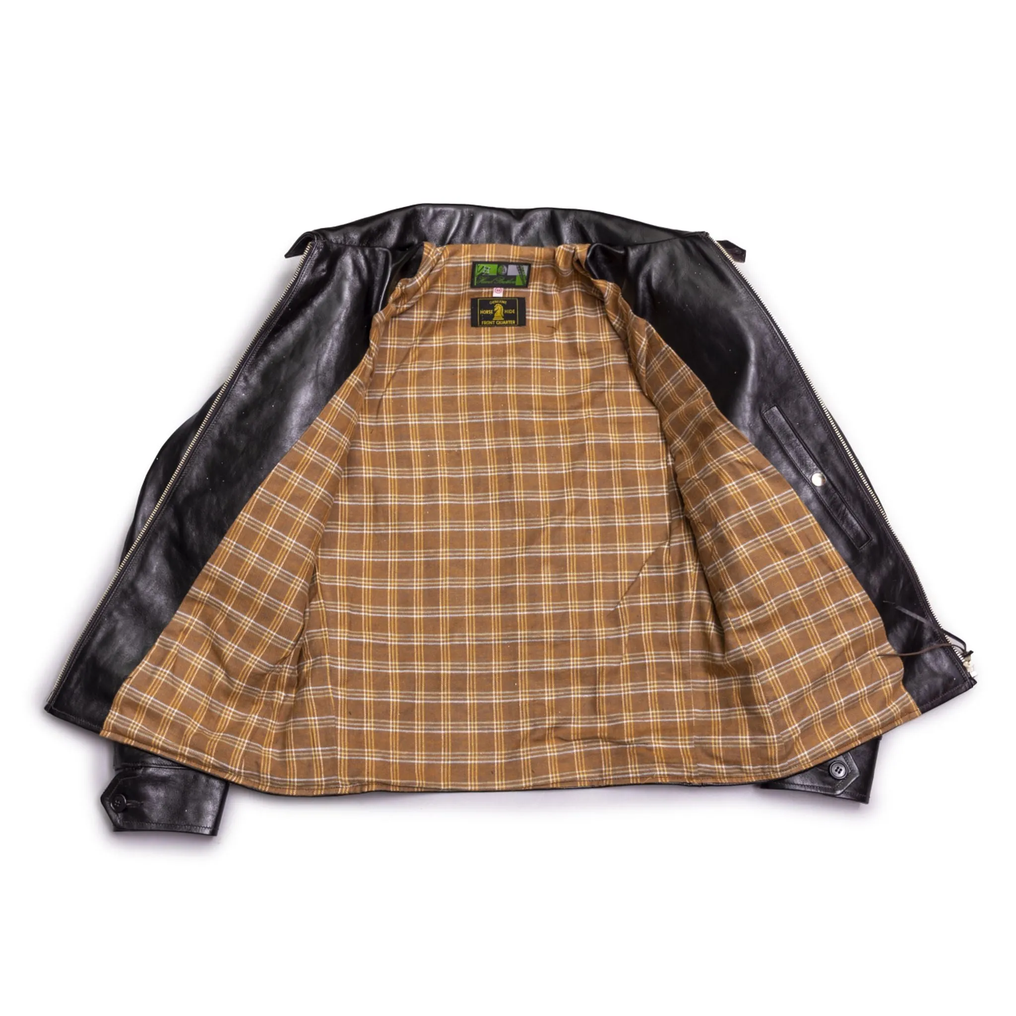 The Imperial - Black Shinki Horsehide Pigment Finish