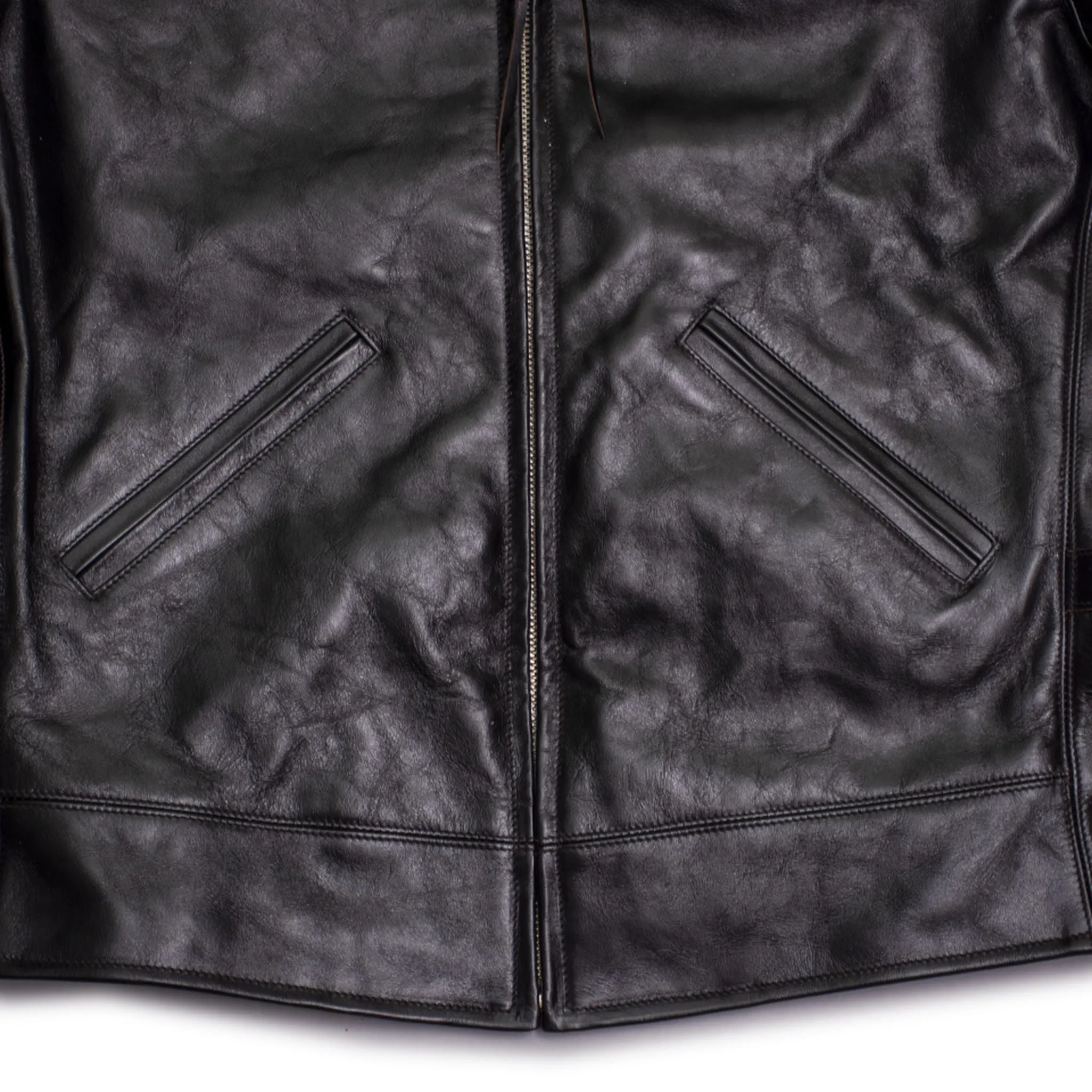 The Imperial - Black Shinki Horsehide Pigment Finish