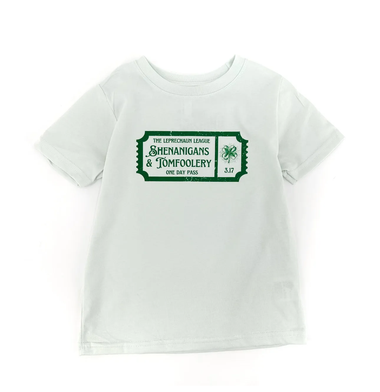 The Leprechaun League Green Tshirt, Saint Patrick’s Day Kids Tee