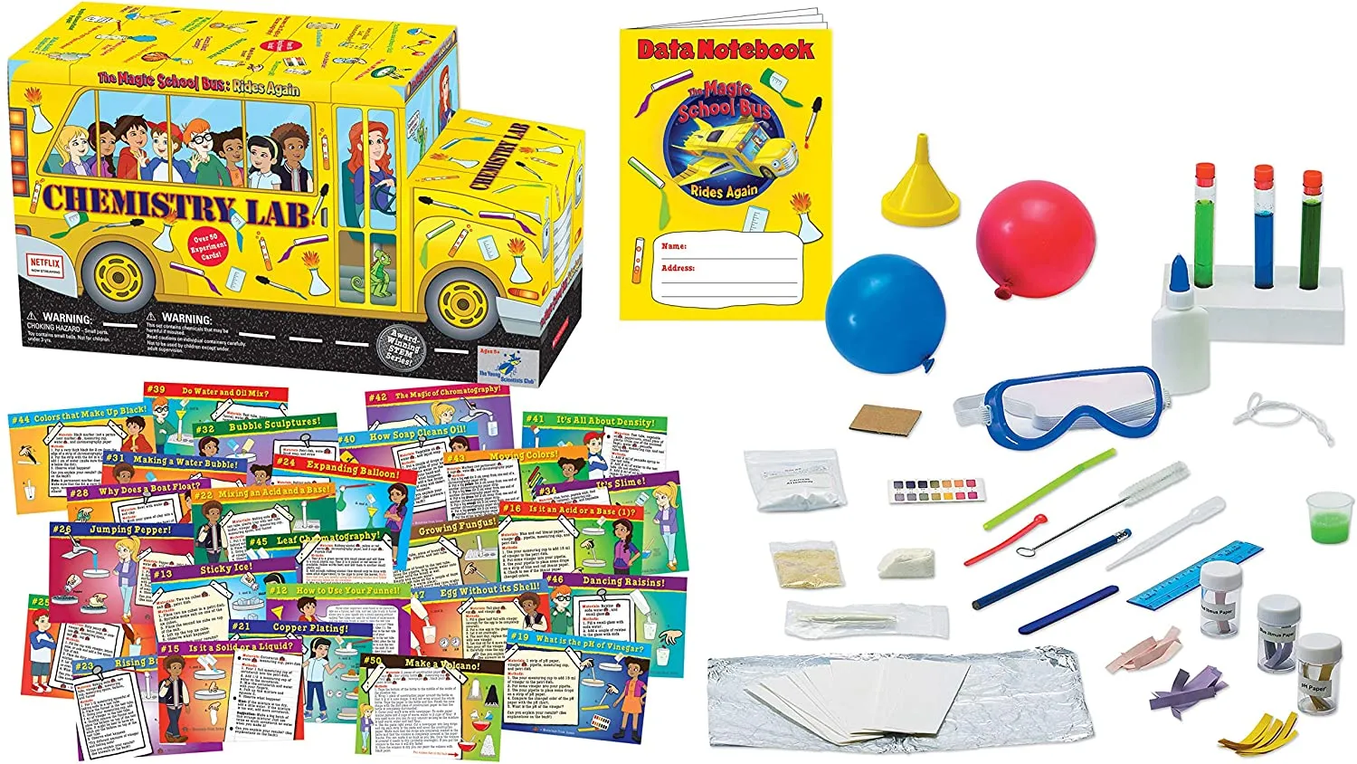 The Magic School Bus - Chemistry Lab, Great hands on learning educational science STEM kit which encourages STEM learning for ages 5  Retails $58 