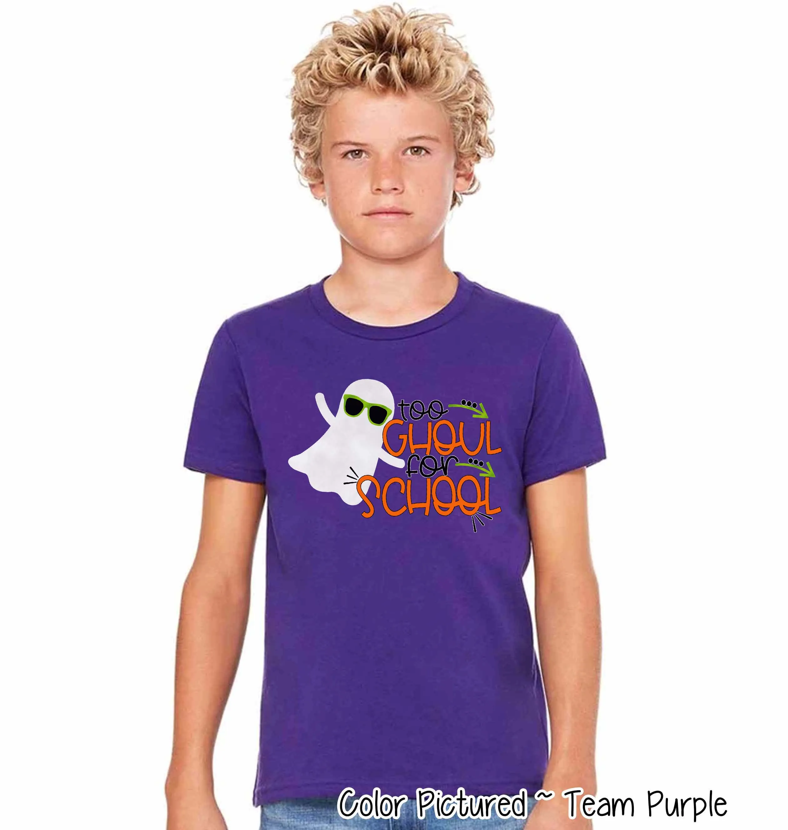 Too Ghoul For School Halloween Tee