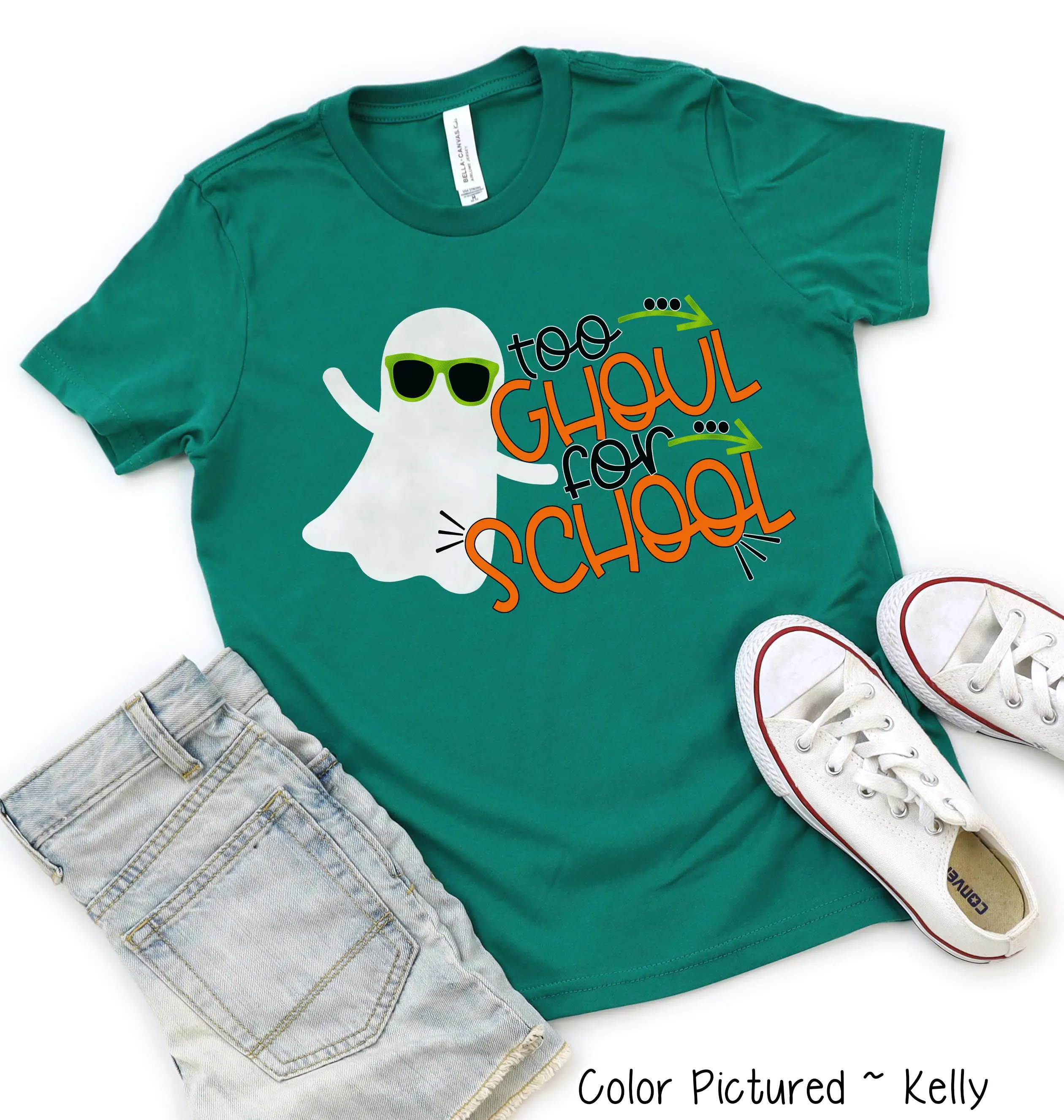 Too Ghoul For School Halloween Tee
