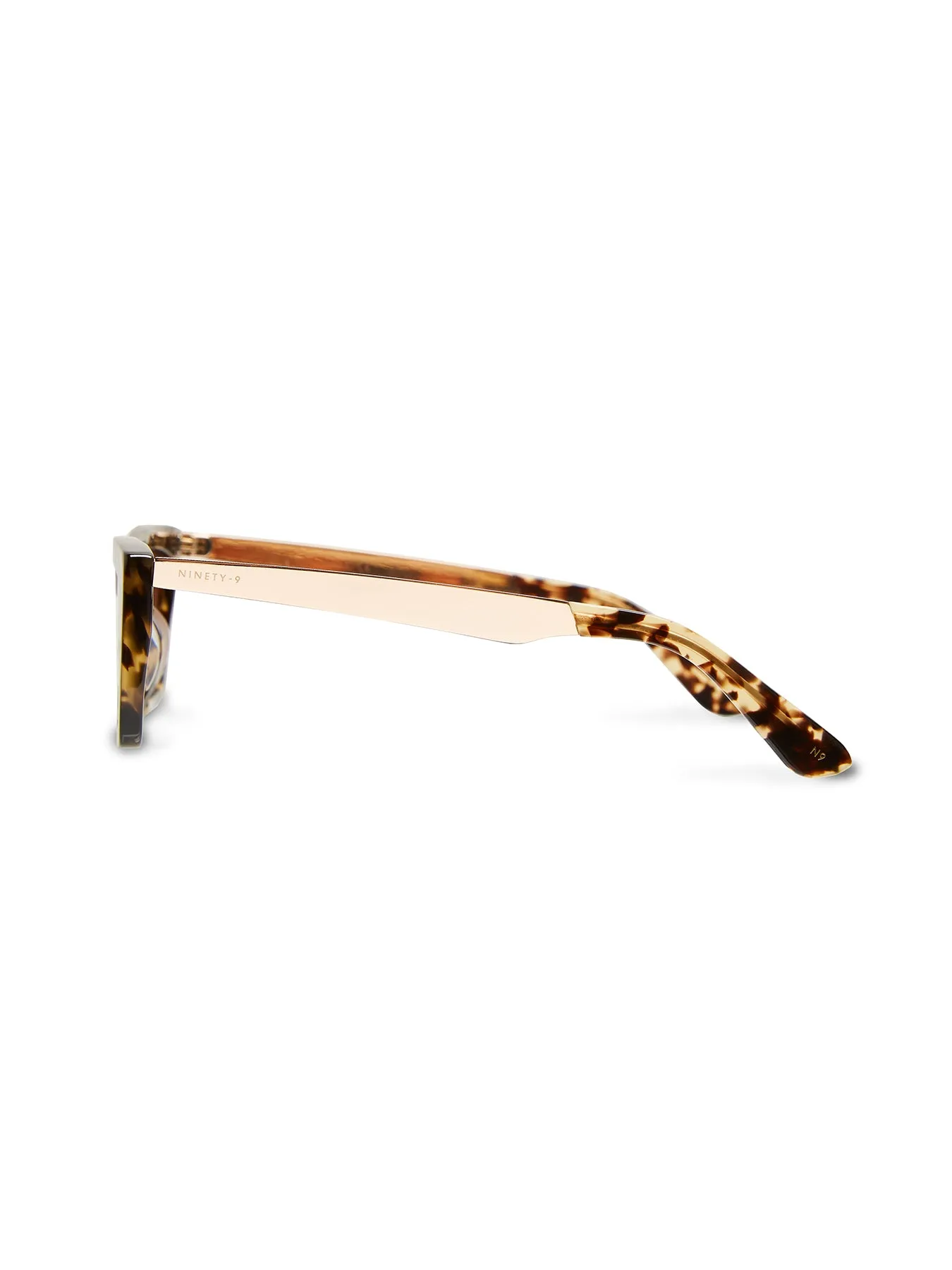 TRENDY - Sunglasses • Gold Brown Tortoise