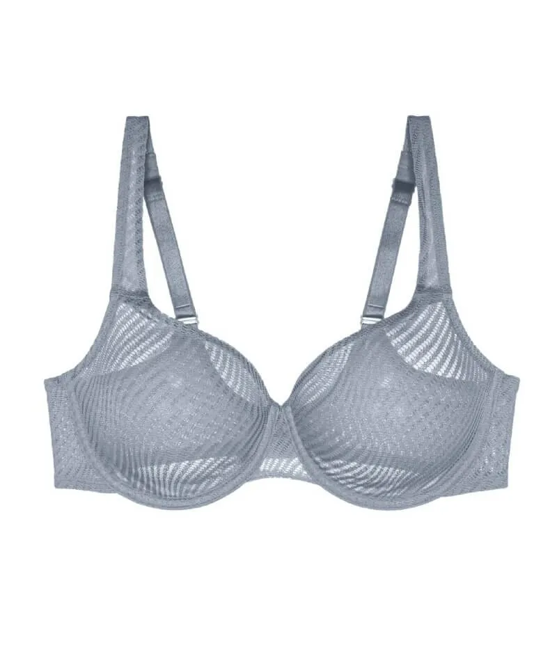 Triumph Harmony Spotlight Underwired Minimizer Bra - Eggshell Blue
