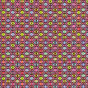 Tula Pink Tabby Road Deja Vu Cat Eyes in Prism  fabric