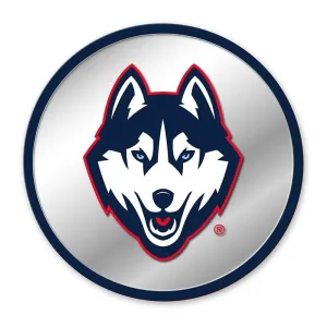 UConn Huskies: Mascot - Modern Disc Mirrored Wall Sign