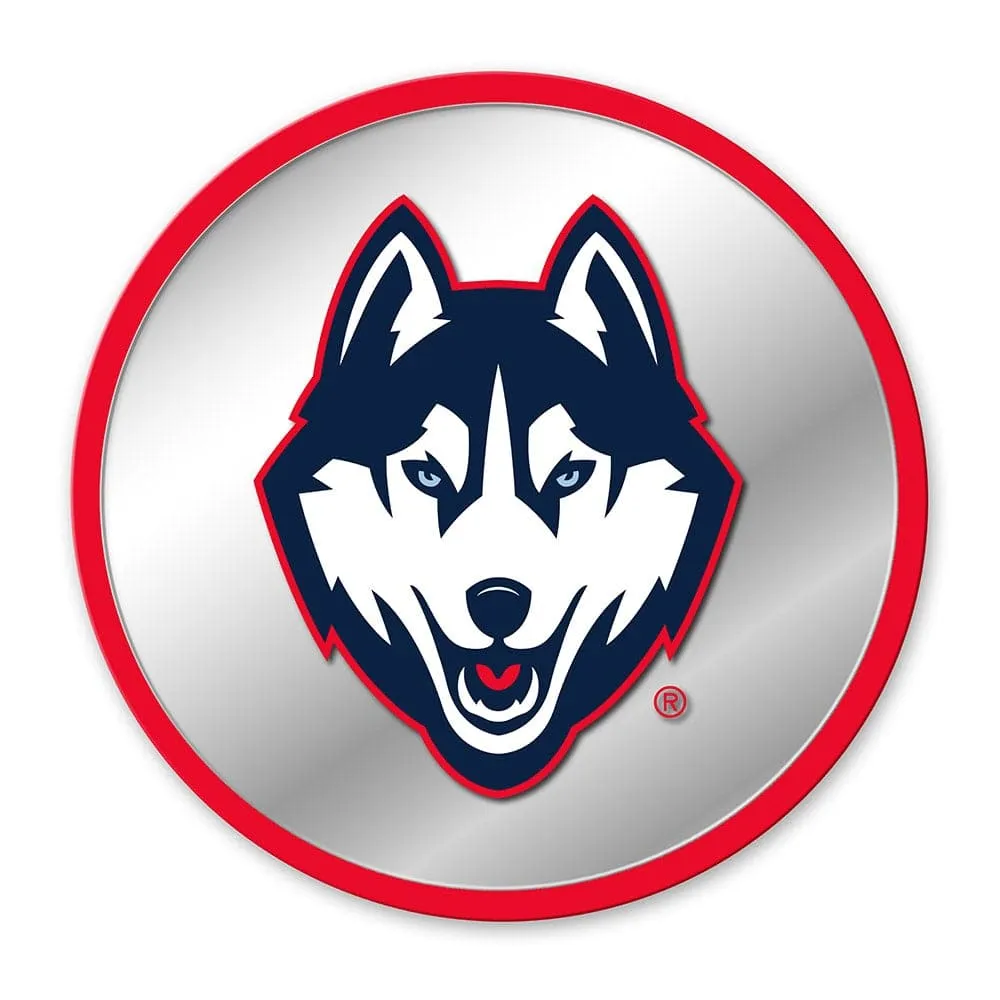 UConn Huskies: Mascot - Modern Disc Mirrored Wall Sign
