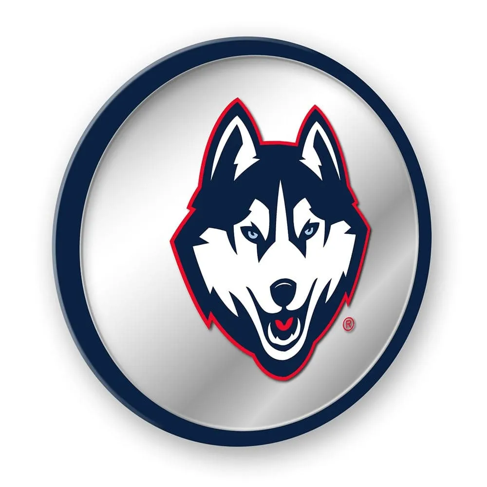 UConn Huskies: Mascot - Modern Disc Mirrored Wall Sign