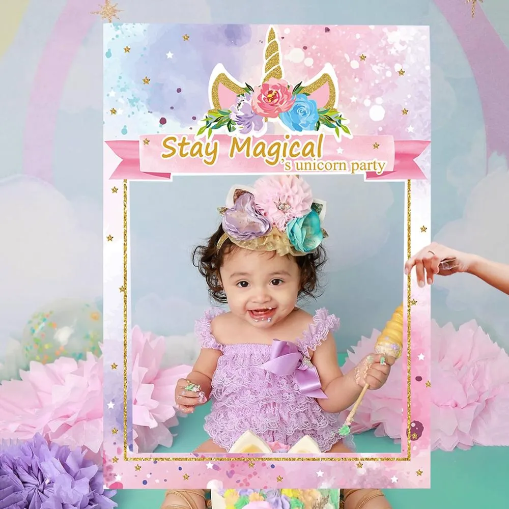Unicorn Party Supplies photo booth