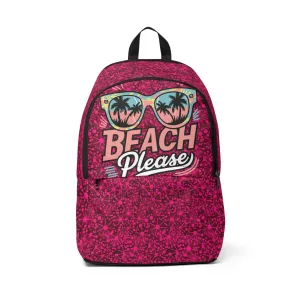 Unisex Fabric Backpack - Beach Please