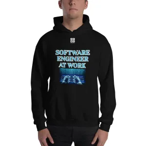 Unisex Hoodie "1042-0081 Software Engineer At Work (White Logo)"
