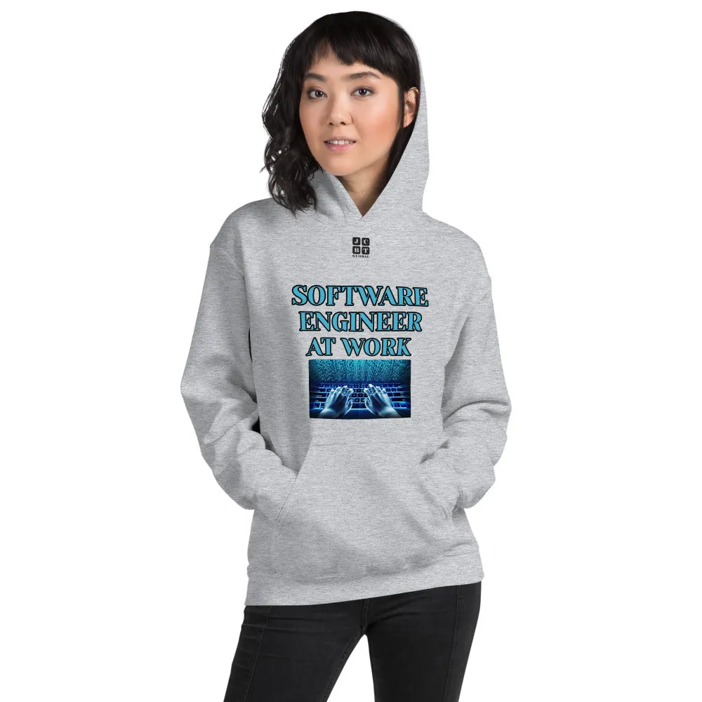 Unisex Hoodie "2042-0081 Software Engineer At Work (Black Logo)"