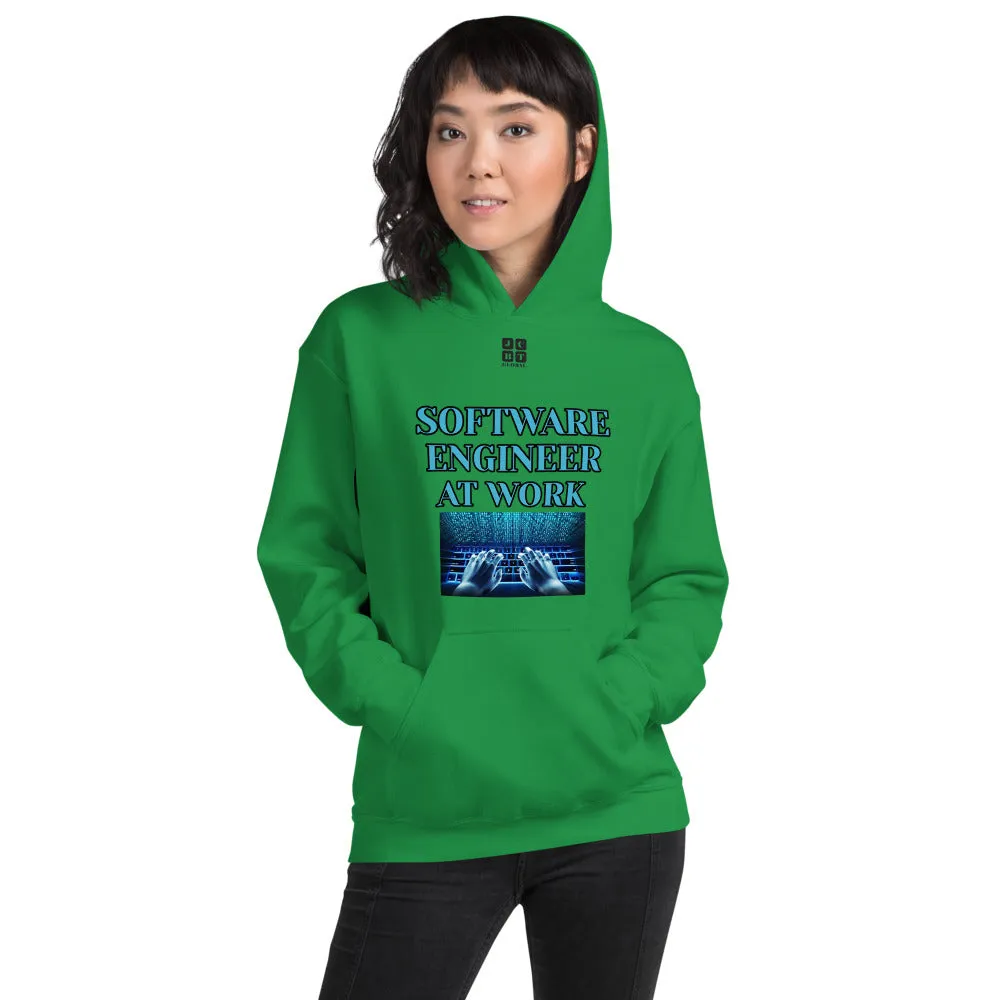 Unisex Hoodie "2042-0081 Software Engineer At Work (Black Logo)"