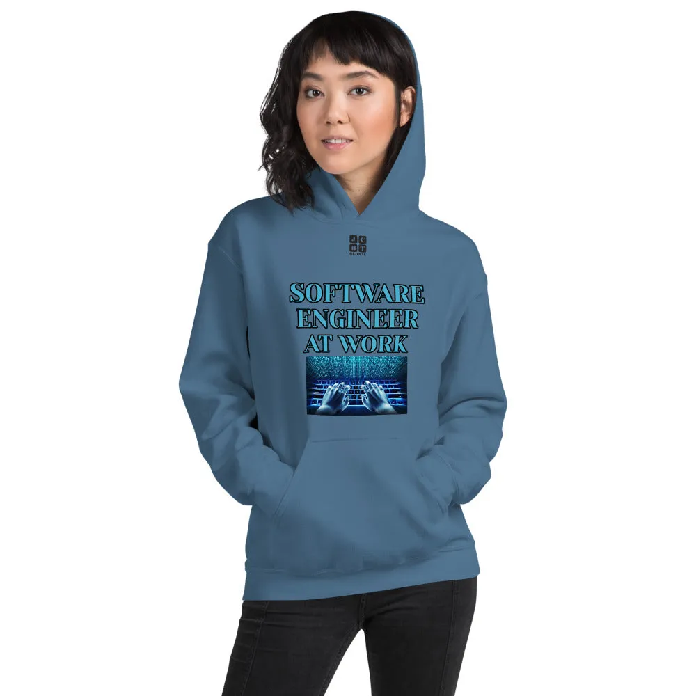 Unisex Hoodie "2042-0081 Software Engineer At Work (Black Logo)"