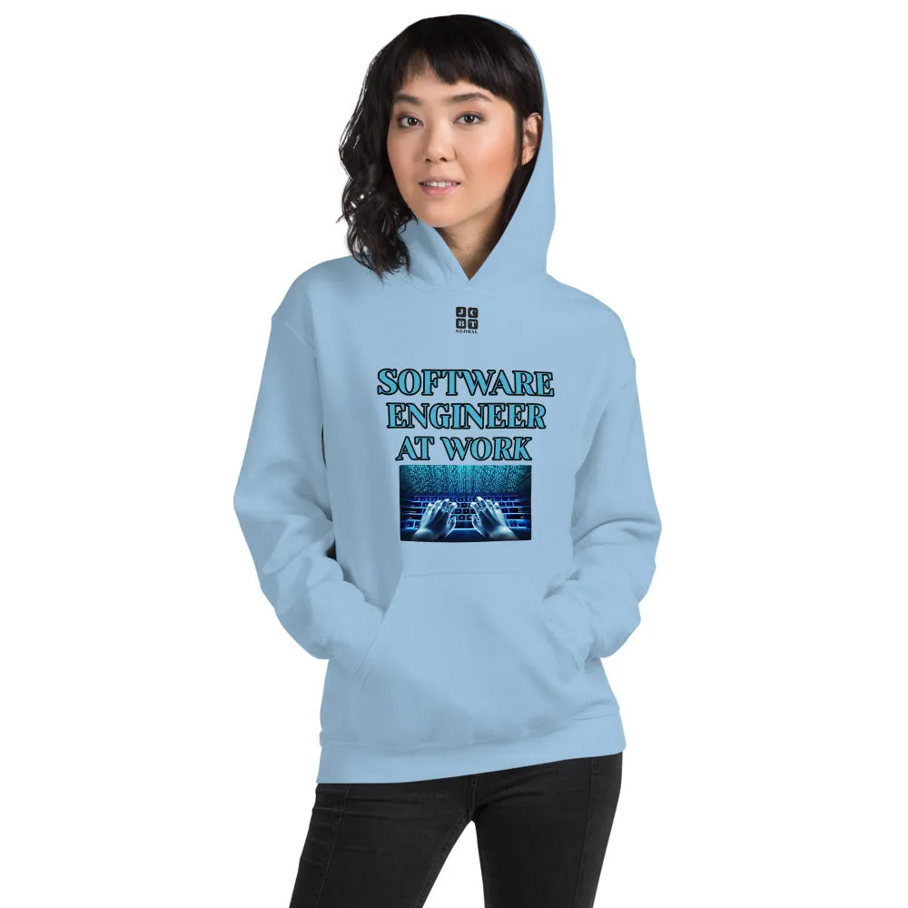 Unisex Hoodie "2042-0081 Software Engineer At Work (Black Logo)"