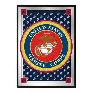 US Marine Corps: Military Pride - Framed Mirrored Wall Sign
