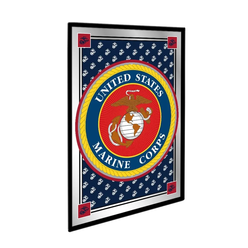 US Marine Corps: Military Pride - Framed Mirrored Wall Sign
