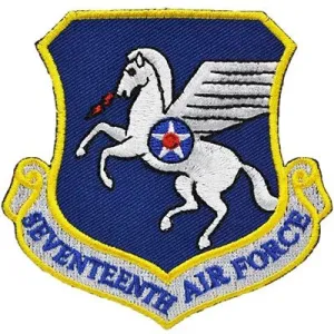US Military USAF 17th Air Force Shield Patch