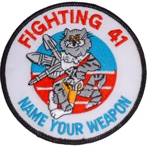 US Military USN 41st Tomcat Fighting Patch