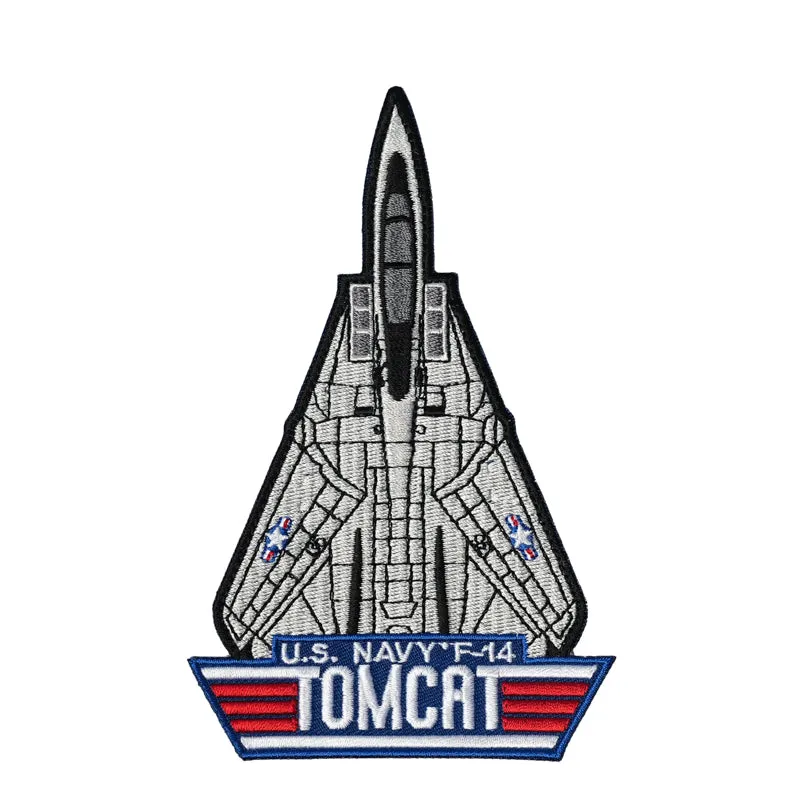 US Military USN F-14 Tomcat Iron On Patch