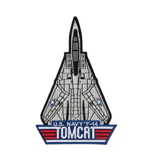 US Military USN F-14 Tomcat Iron On Patch