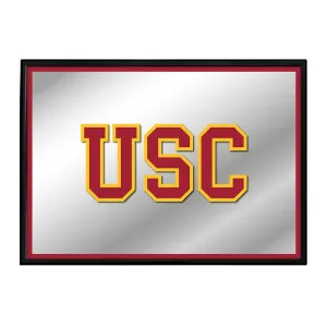 USC Trojans: Framed Mirrored Wall Sign