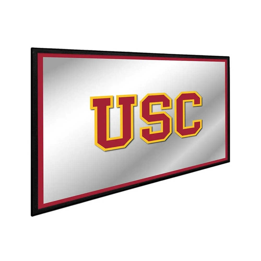 USC Trojans: Framed Mirrored Wall Sign