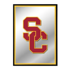USC Trojans: SC - Framed Mirrored Wall Sign