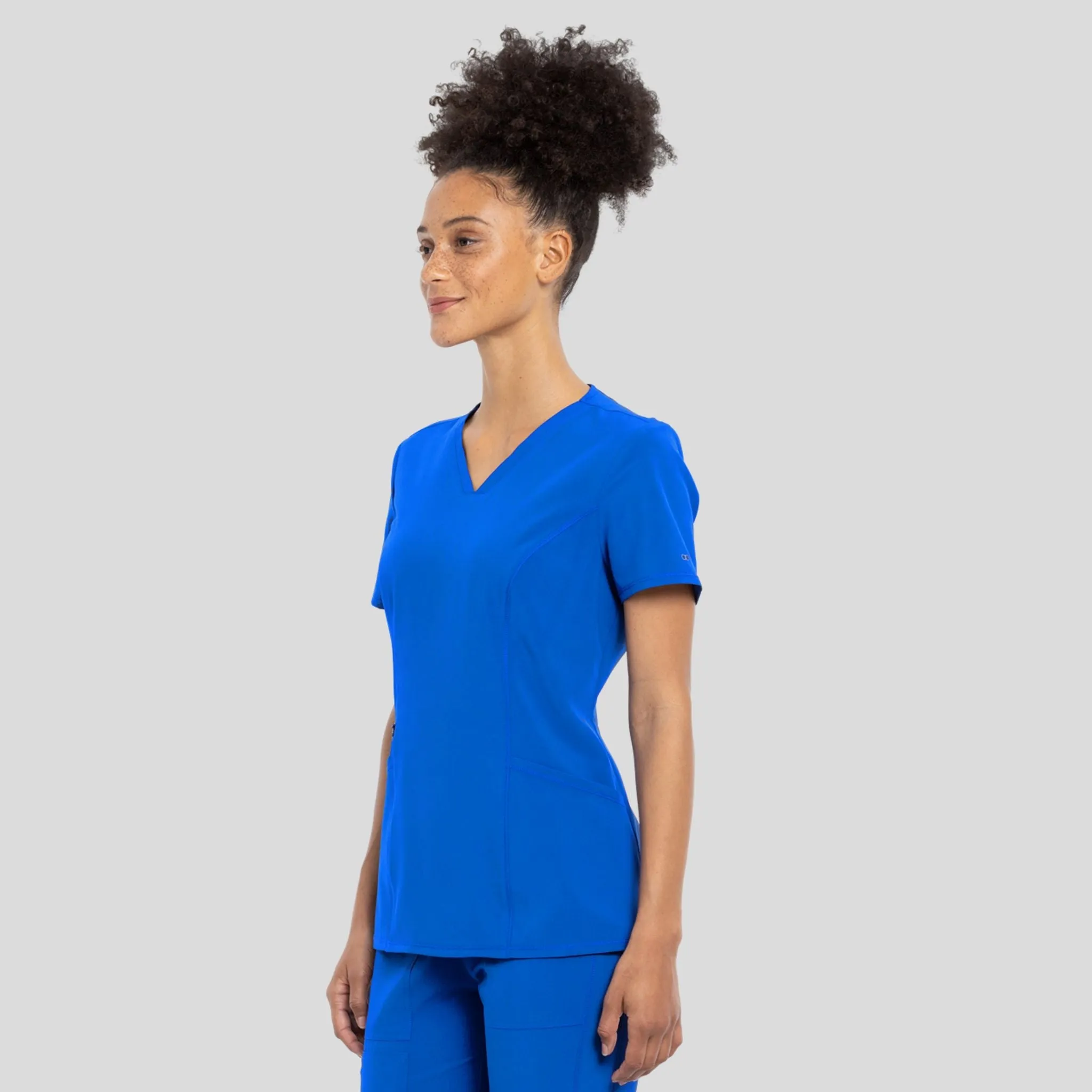 V-Neck Top | Royal