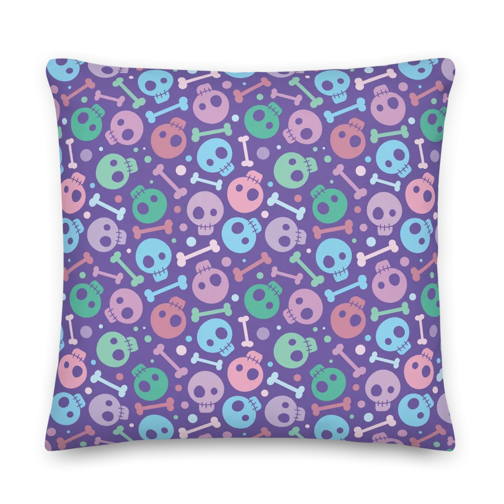 Vapor Graveyard Scene Pillow