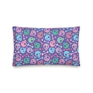 Vapor Graveyard Scene Pillow