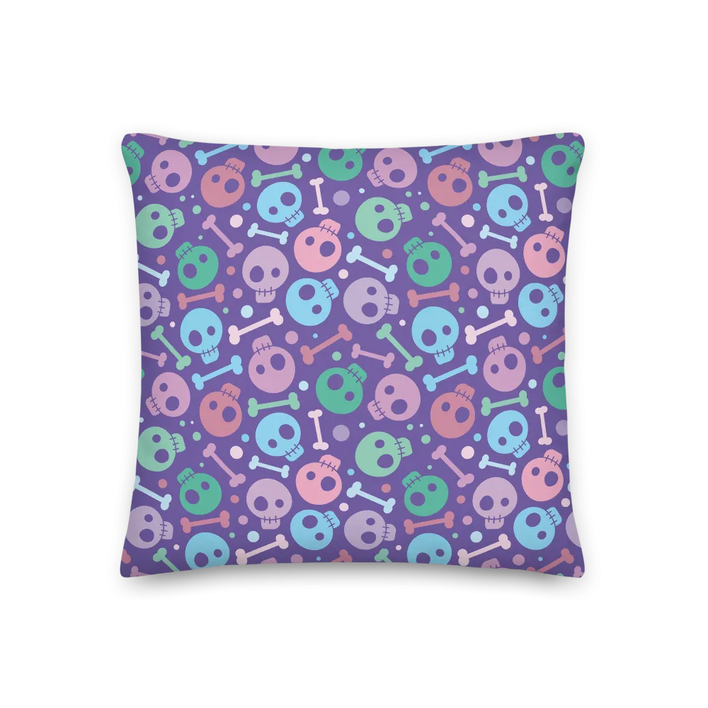 Vapor Graveyard Scene Pillow