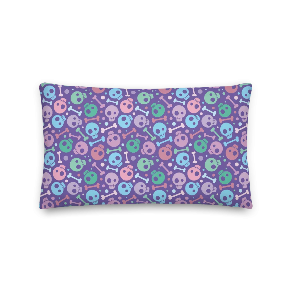 Vapor Graveyard Scene Pillow