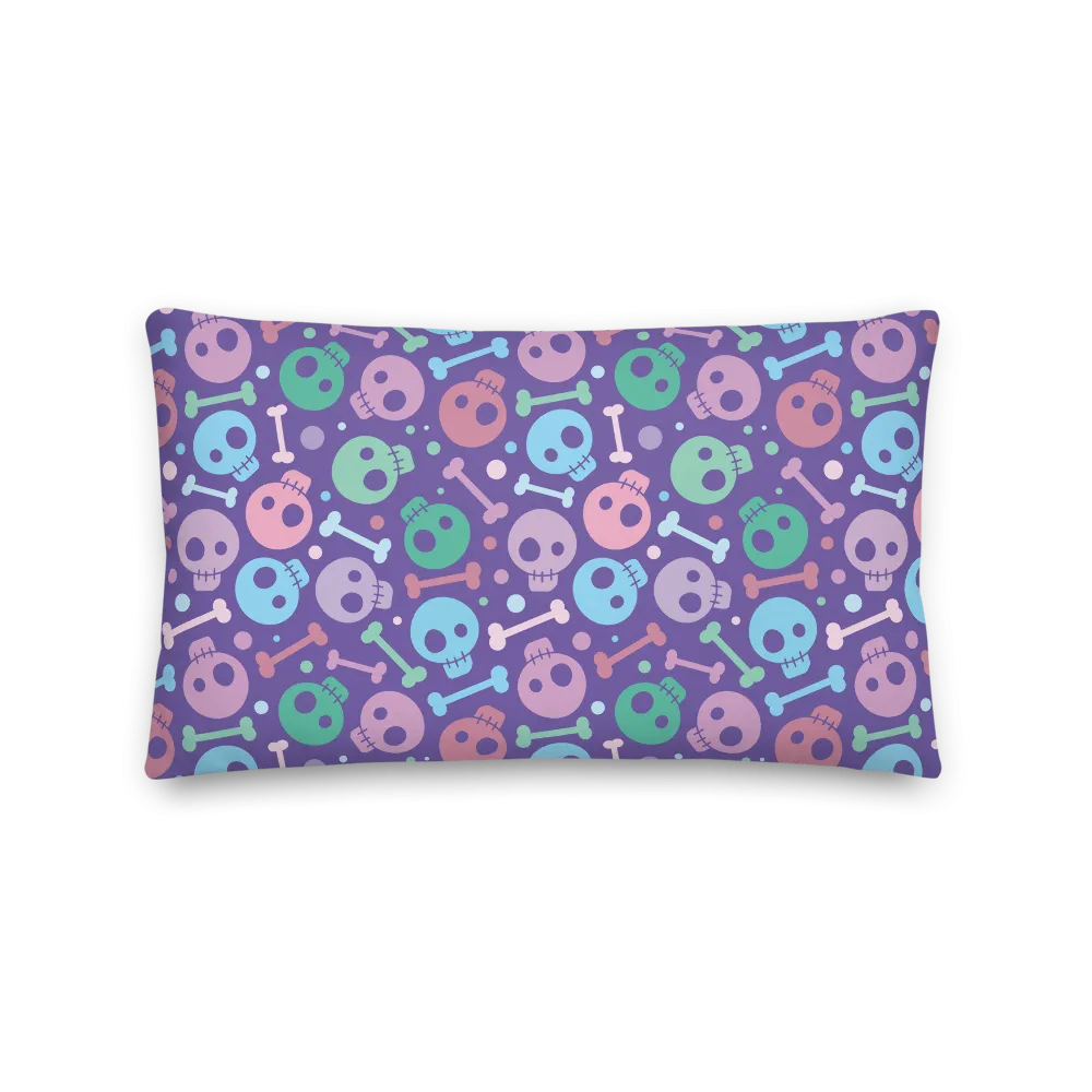 Vapor Graveyard Scene Pillow