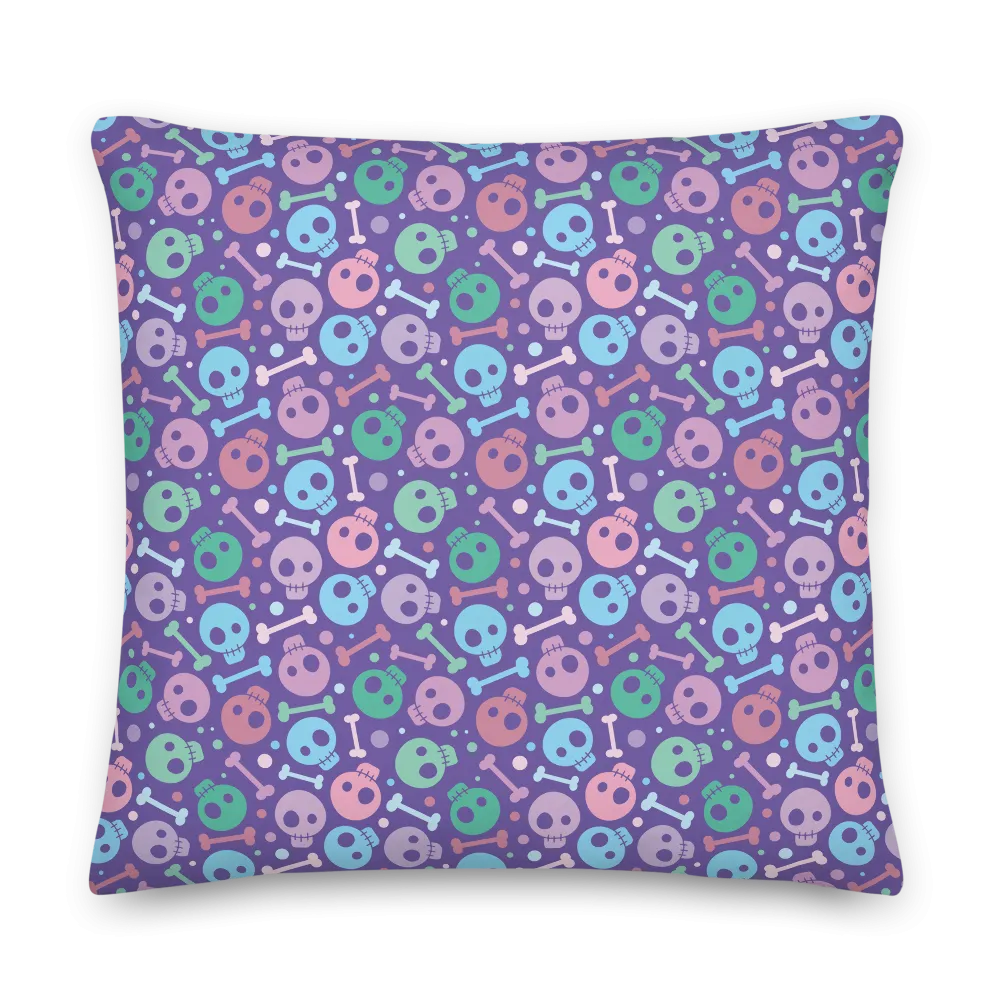 Vapor Graveyard Scene Pillow