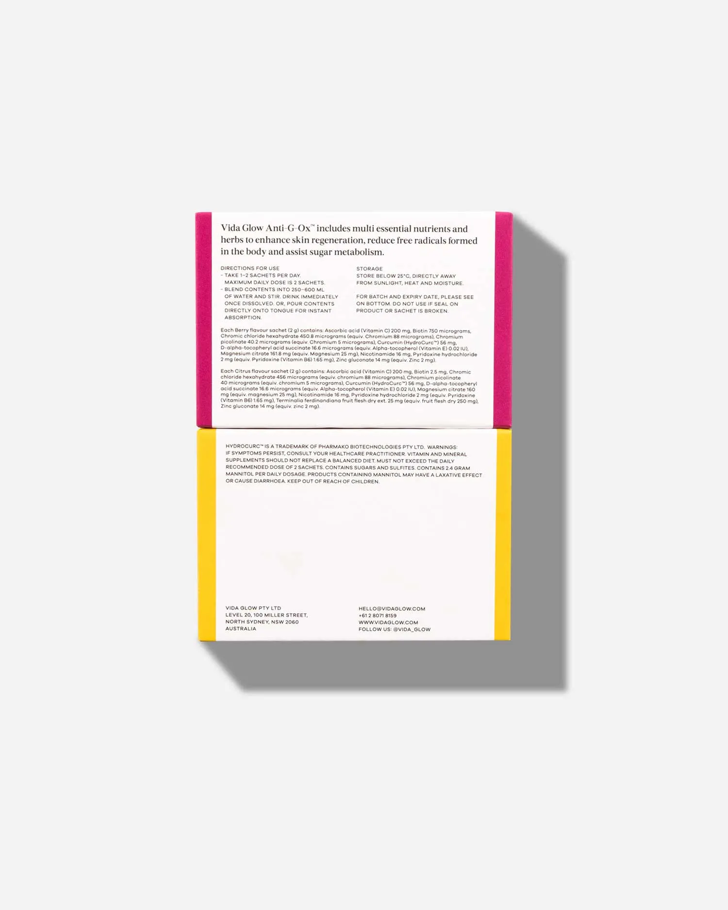 Vida Glow Anti-G-Ox Mixed Trial Pack