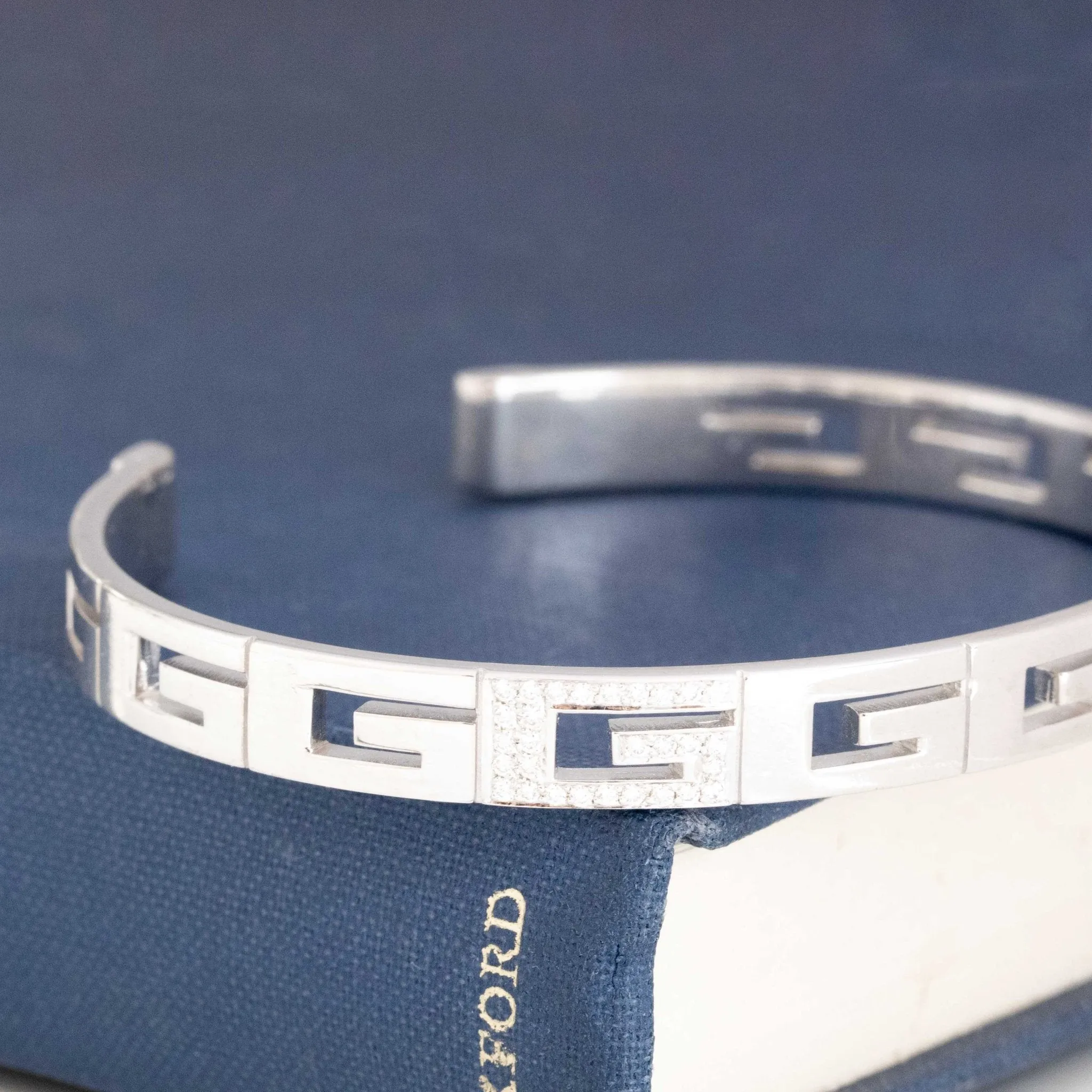 Vintage Open Work G Logo Cuff by Gucci
