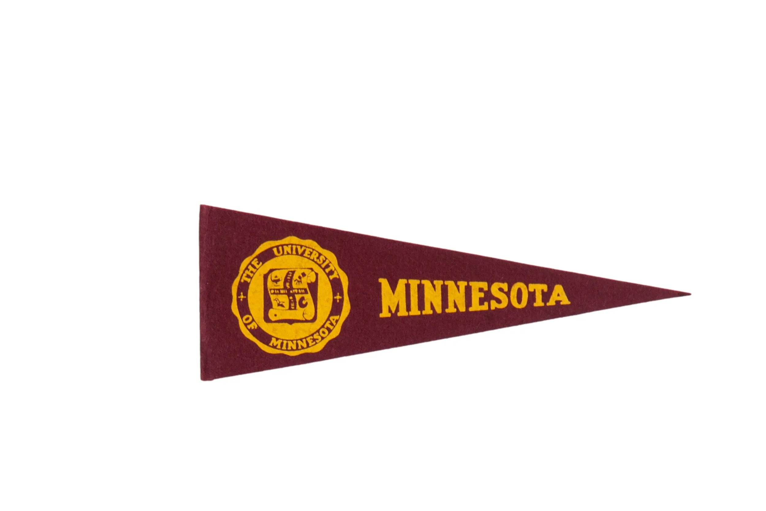 Vintage University of Minnesota Felt Flag