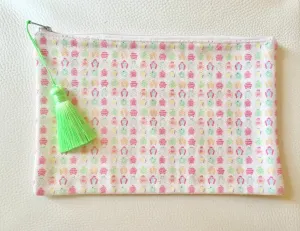 Water color silks  Pochette