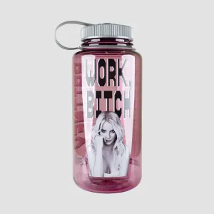 Welcome X Britney Sprears Work Bitch Nalgene Bottle Pink
