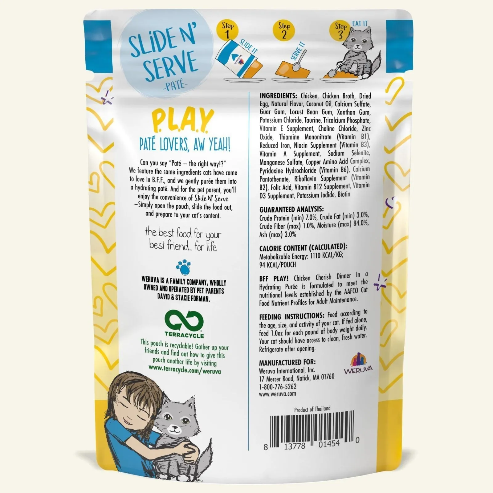 Weruva B.F.F. Play Chicken Cherish Pouch Cat Food