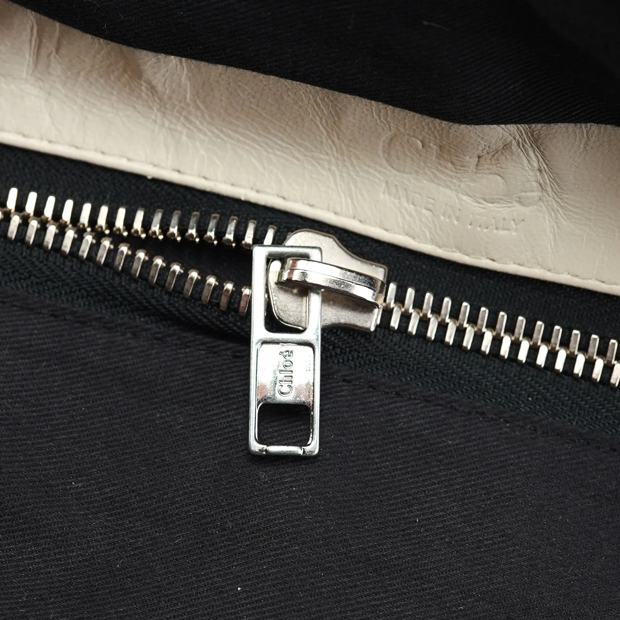 White Leather Betty Chain Shoulder Bag