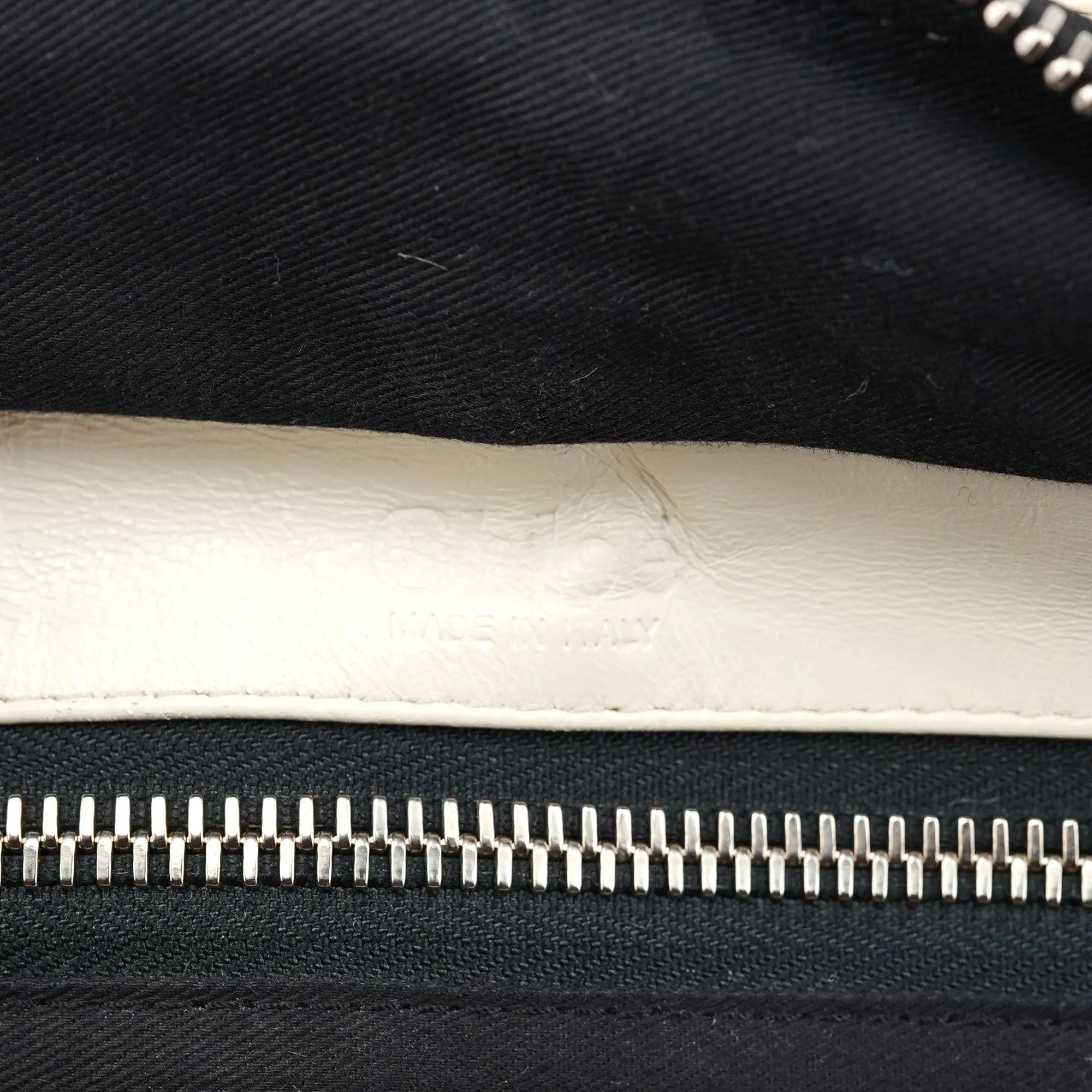 White Leather Betty Chain Shoulder Bag