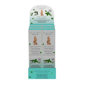 Wholesale Cooling & Deodorizing Foot Spray Displayer of 6