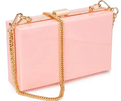 Women Acrylic Clear Purse Cute Transparent Crossbody Bag Lucite See Through Handbags Evening Clutch Events Stadium Approved