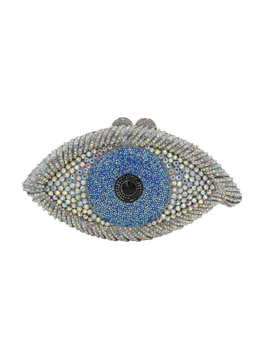 Women’s EYE SEE U Rhinestone Evening Clutch bags Handmade