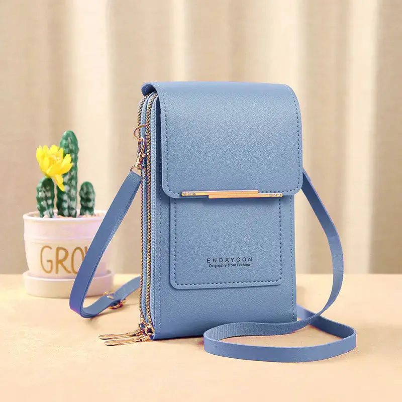 Women's RFID Anti-theft Leather Shoulder Bag