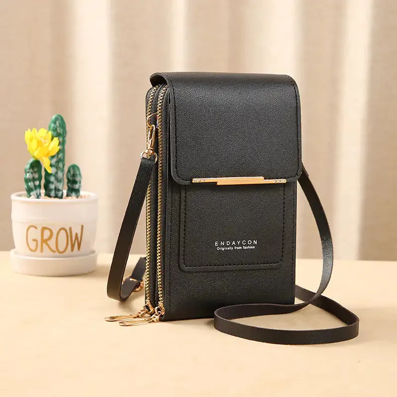 Women's RFID Anti-theft Leather Shoulder Bag